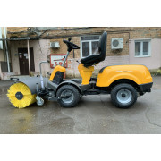 Снегоуборочный райдер Stiga Park 740 PWX + снегоотвал