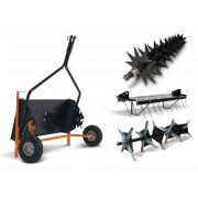 Прицепная многофункциональная платформа Agri-Fab SmartLink для установки граблей для мха и аэратора