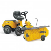 Снегоуборочный райдер Stiga Park 340 MX + роторный снегоуборщик