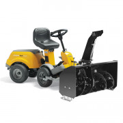 Снегоуборочный райдер Stiga Park 340 MX + роторный снегоуборщик