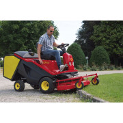 Коммерческий райдер Gianni Ferrari GTR 200 с электроприводом травосборника