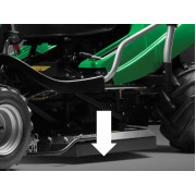 Садовый трактор Caiman Croso 4WD для работы на склонах и для высокой травы (26 л.с.)