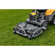Садовый райдер Stiga Park 500 W с декой Combi 95 Q Plus
