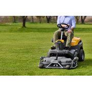 Садовый райдер Stiga Park 500 W с декой Combi 95 Q Plus